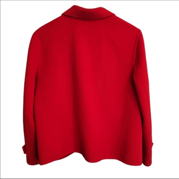 St. John Angora Red Blazer - Picture 3 of 4